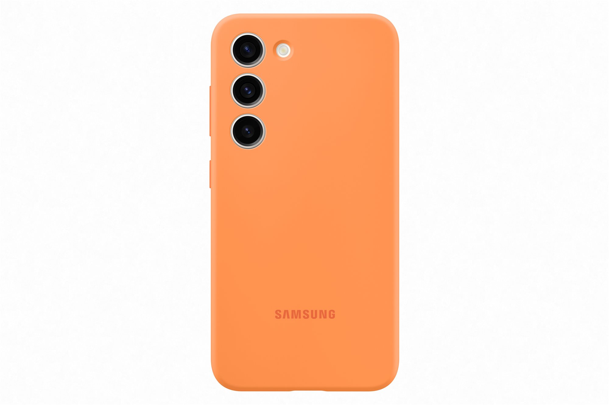 Telefon tok Samsung Galaxy S23 Szilikon hátlap Orange