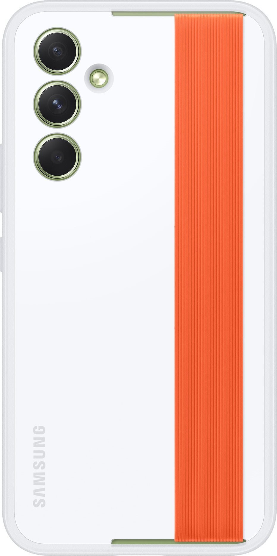 Telefon tok Samsung hátlap akasztóval Galaxy A54 fehér