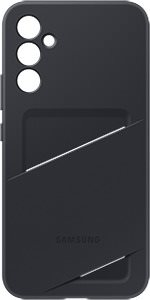 Telefon tok Samsung hátlapok kártyatartó zsebbel Galaxy A34 fekete