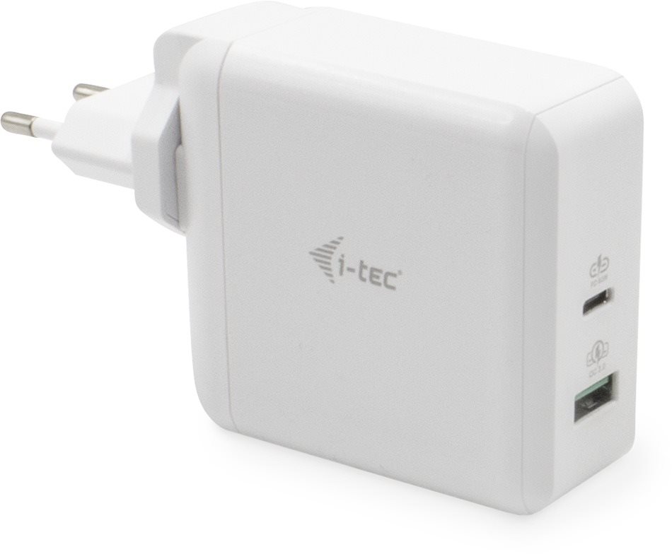 Töltő tec USB-C utazótöltő 60W + USB-A port 18 W