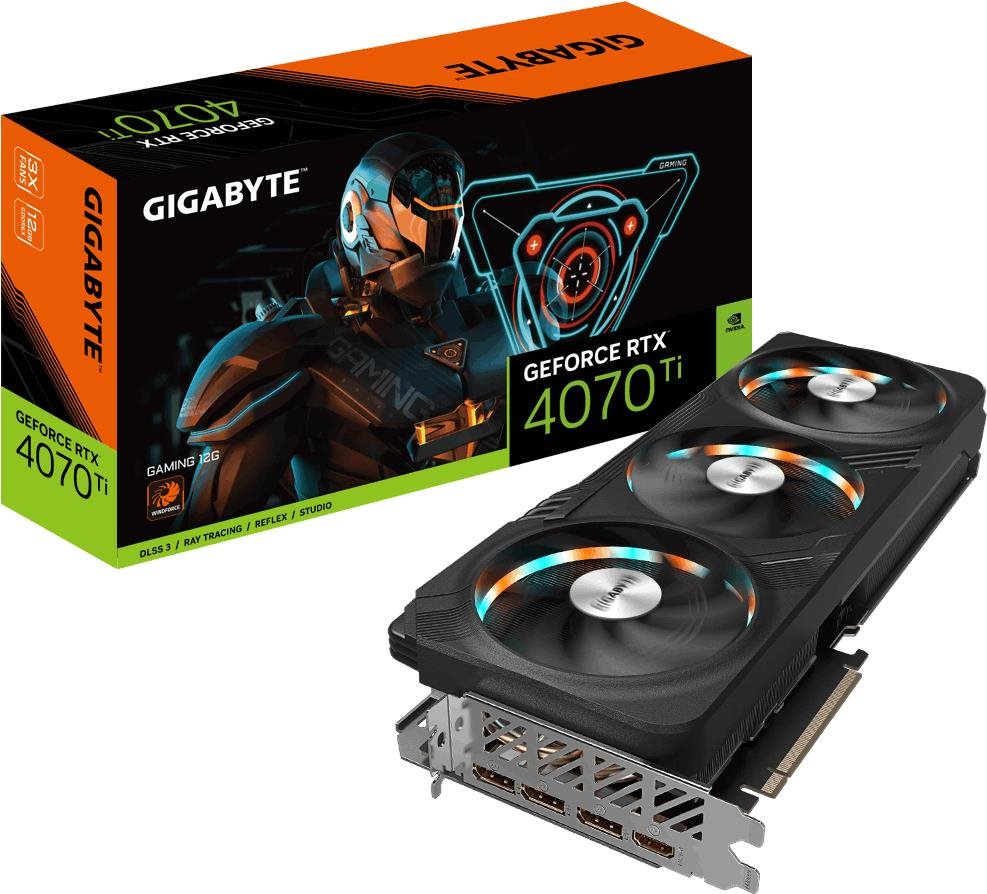 Videókártya GIGABYTE GeForce RTX 4070 Ti GAMING 12G