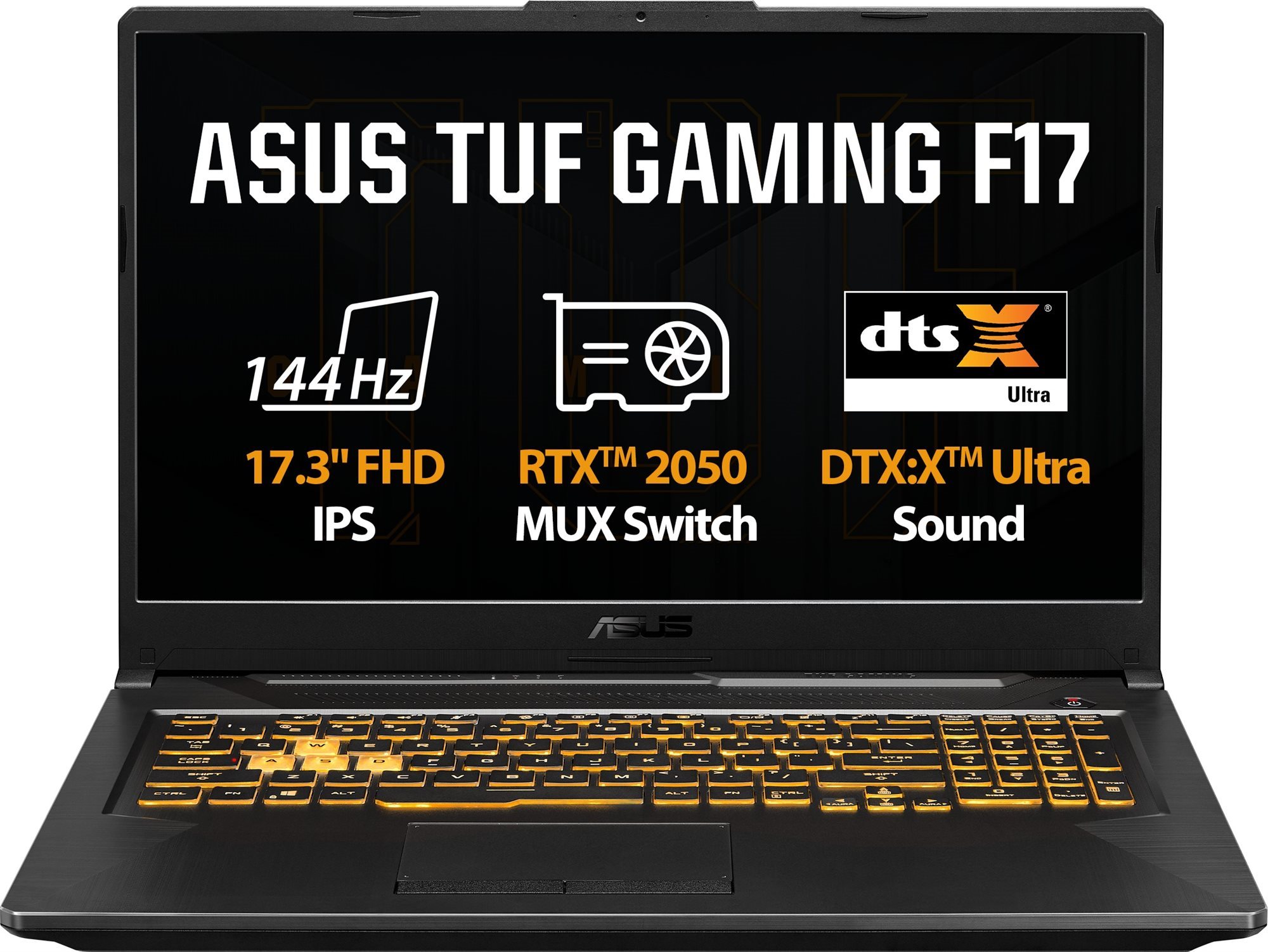 Gamer laptop Asus TUF Gaming F17 FX706HF-HX014 Graphite Black