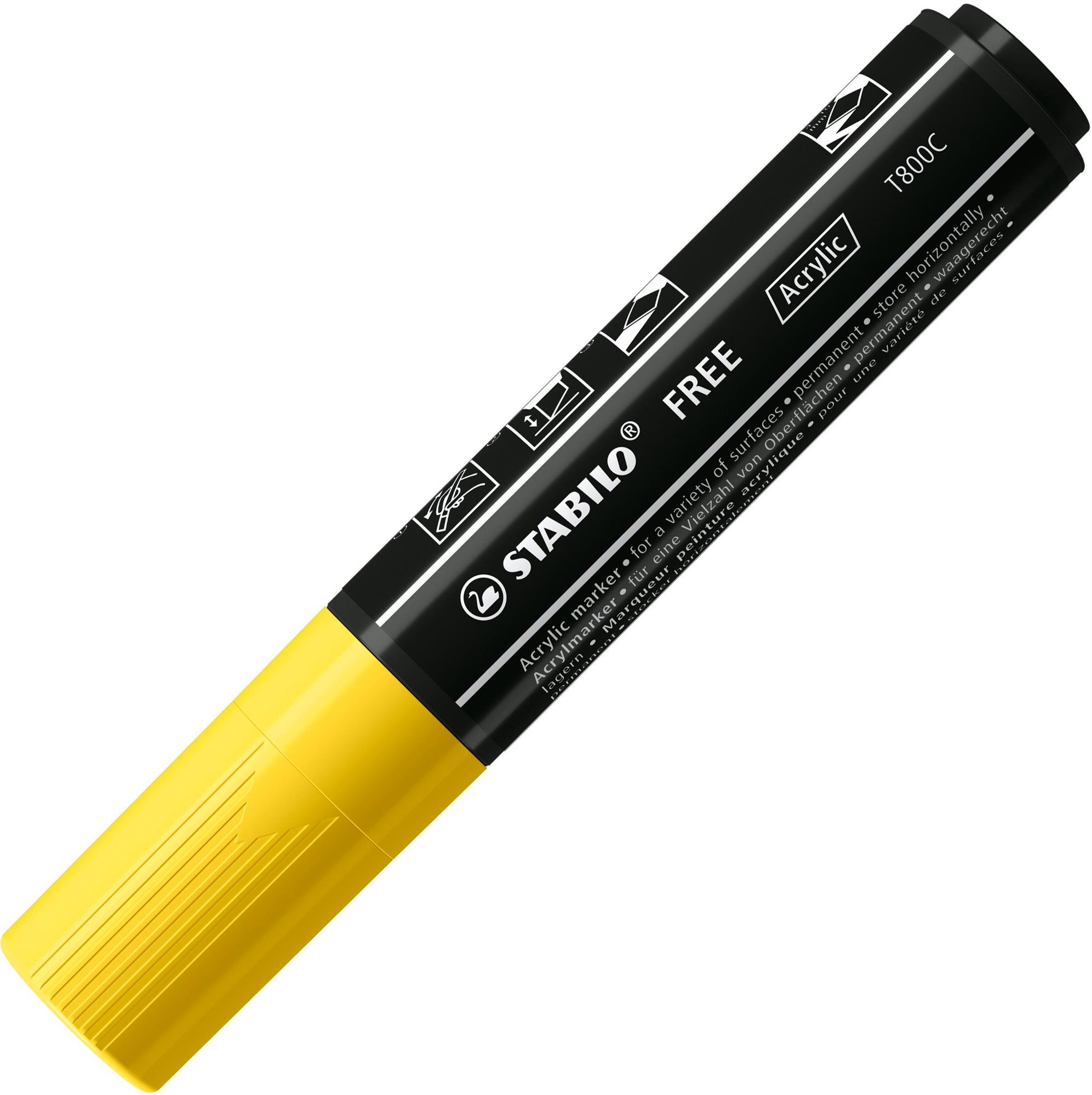 Marker STABILO FREE Acrylic T800C 4 - 10 mm