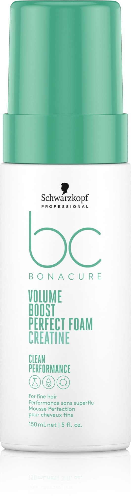 Hajhab SCHWARZKOPF Professional BC Bonacure Clean Balance Volume Boost volumennövelő hajhab 150 ml