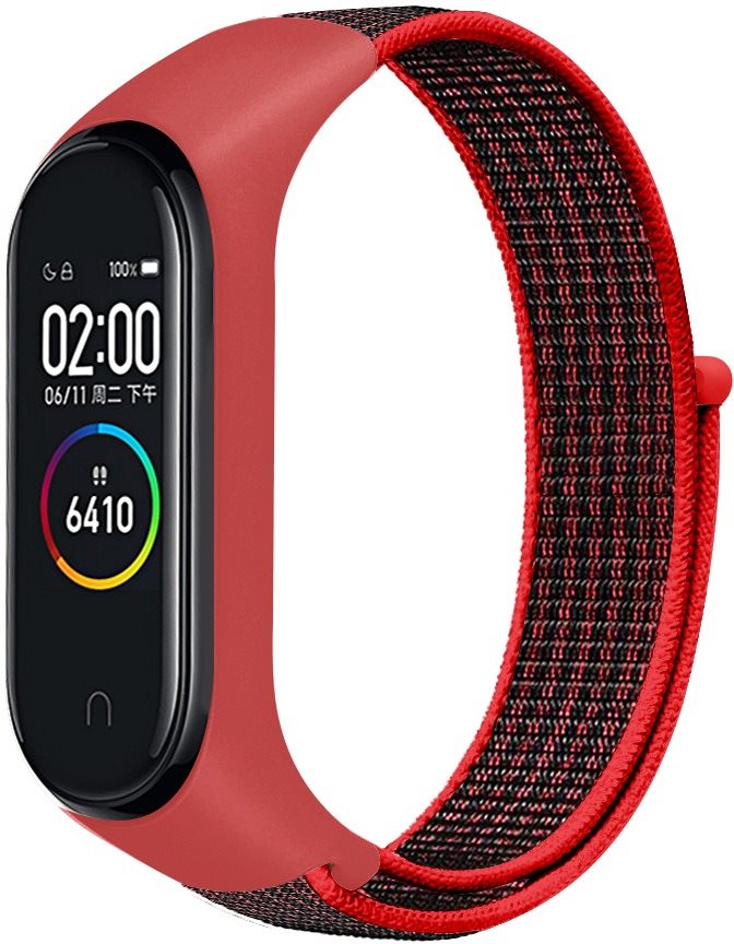 Szíj Eternico Airy Xiaomi Mi band 5/6/7 - Carmine Red